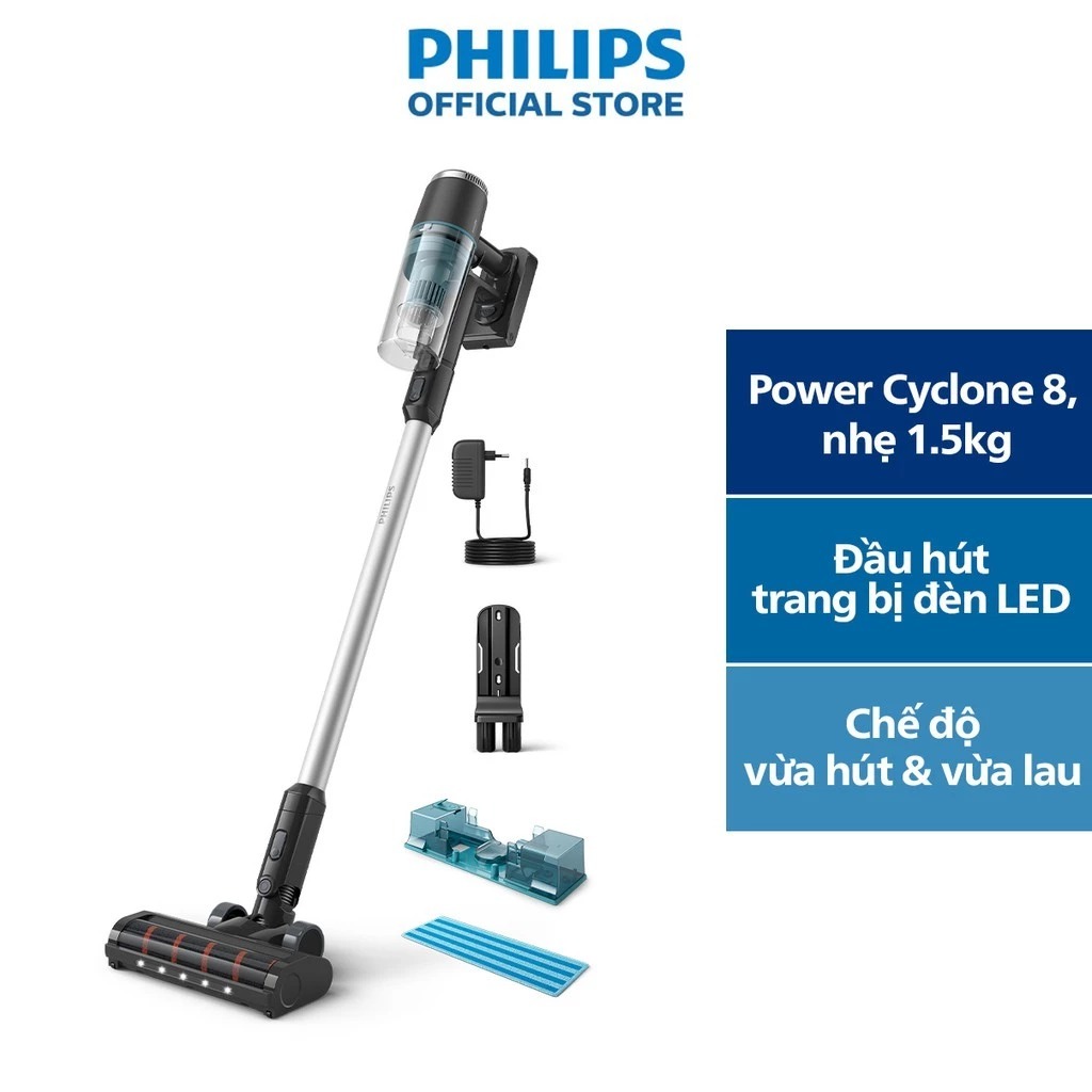 Máy hút bụi không dây dạng cán Philips XC3131 - Bảo hành 24 tháng - Hàng Chính Hãng