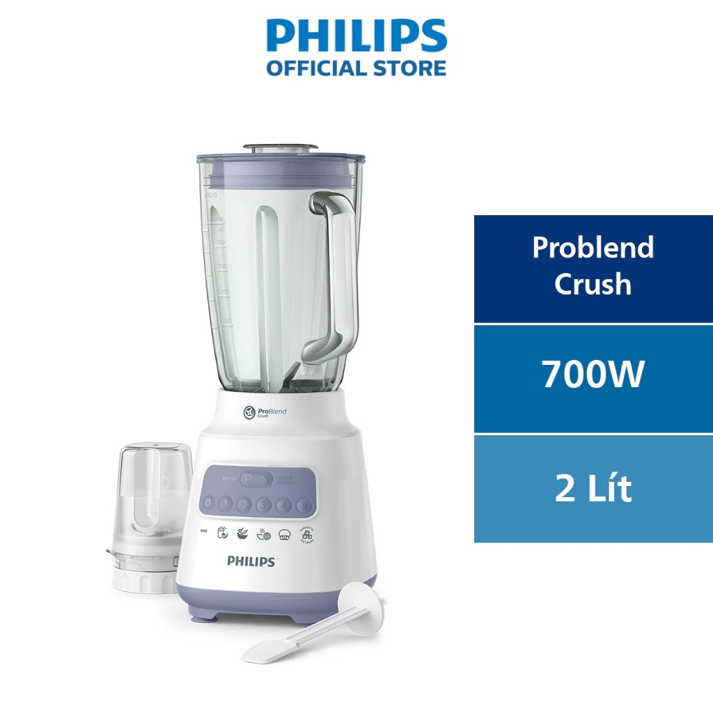 Máy xay sinh tố Philips HR2222/00 - Hàng Chính Hãng _ Bảo Hành 24 Tháng