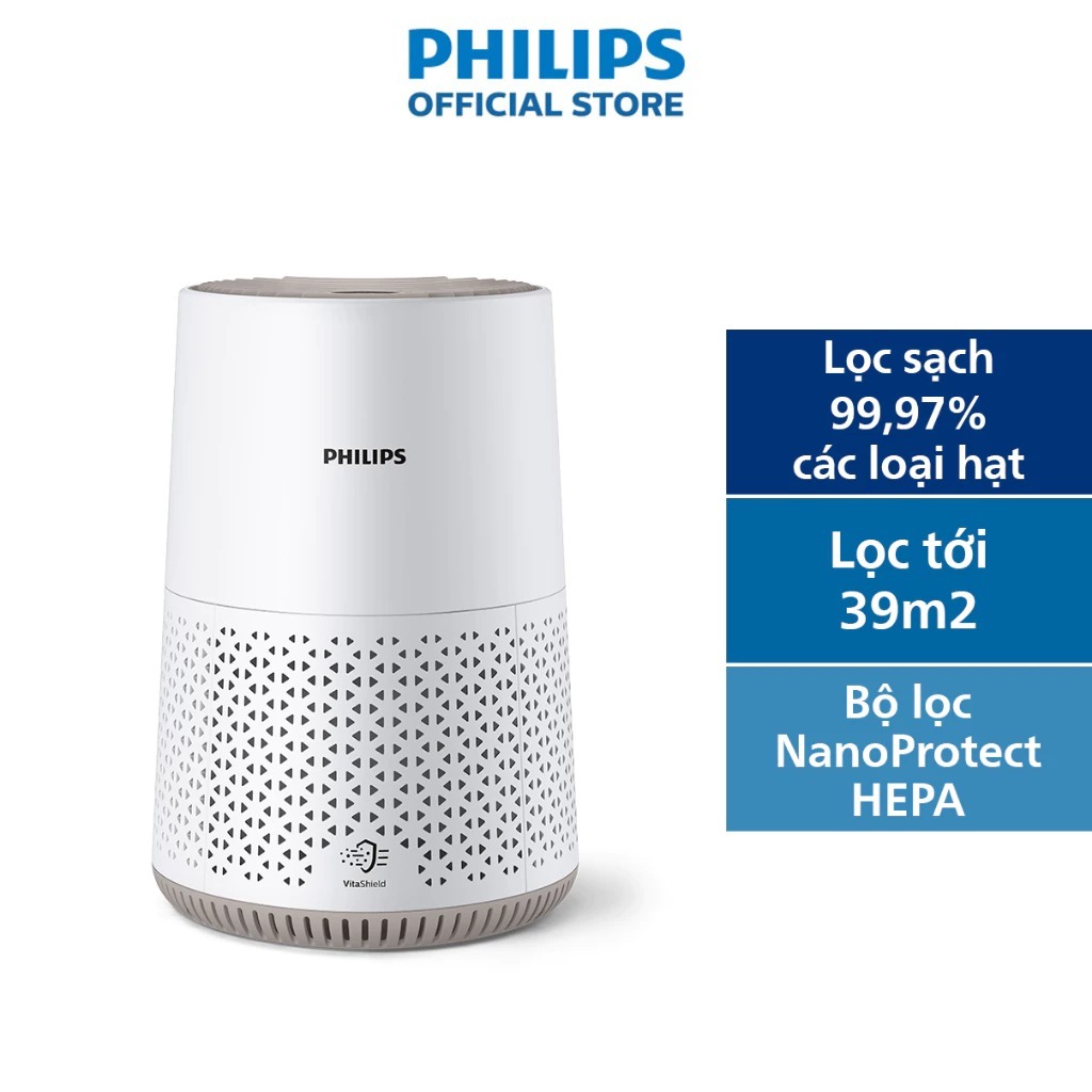 Máy Lọc Không Khí Philips AC0650 /10 có NanoProtect HEPA  - Hàng Chính Hãng - Bảo hành 24 tháng