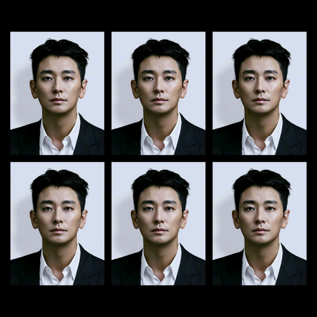 set ảnh thẻ id diễn viên hàn quốc Joo Ji Hoon - Ju Ji Hoon