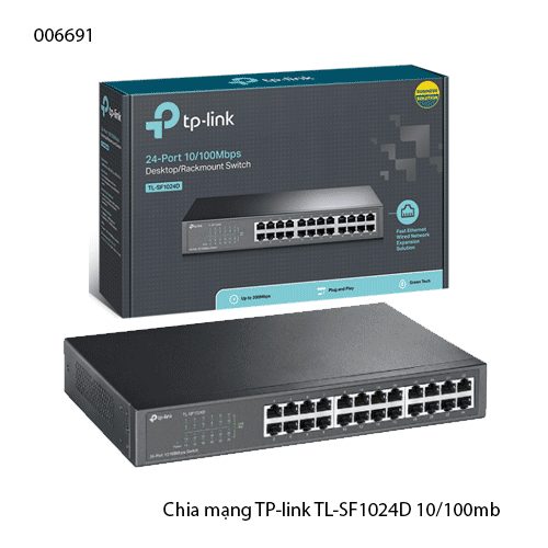 Switch TP-Link SF1024D – Bộ Chia Mạng TPlink 24 Cổng 10/100Mbps – Dạng ...