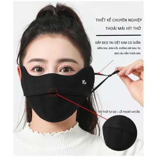 Khẩu Trang Vải Cao Cấp Chống Nắng Hè – Giữ Ấm Đông, Chống Tia UV, Thoáng Khí & Tái Sử Dụng