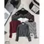 Áo thun zip cotton mềm cổ tròn dài tay co giãn