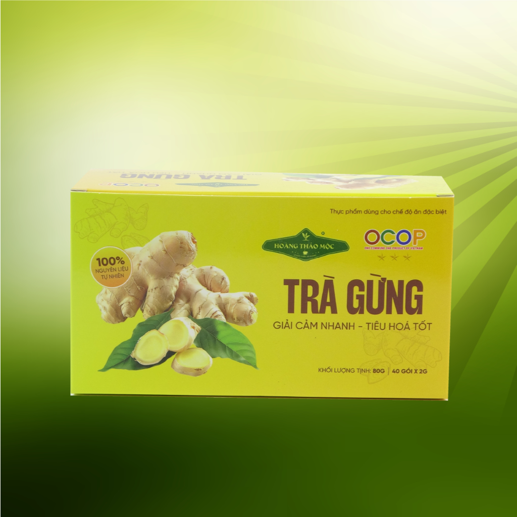 Trà Gừng Hoàng Thảo Mộc Túi lọc