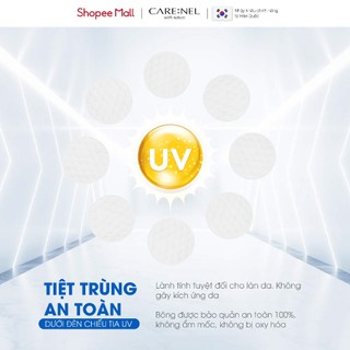 Bông tẩy trang cotton tiệt trùng mềm mịn nhiều lớp Dr.Sera Pure Snow Cotton Pad (150 miếng)