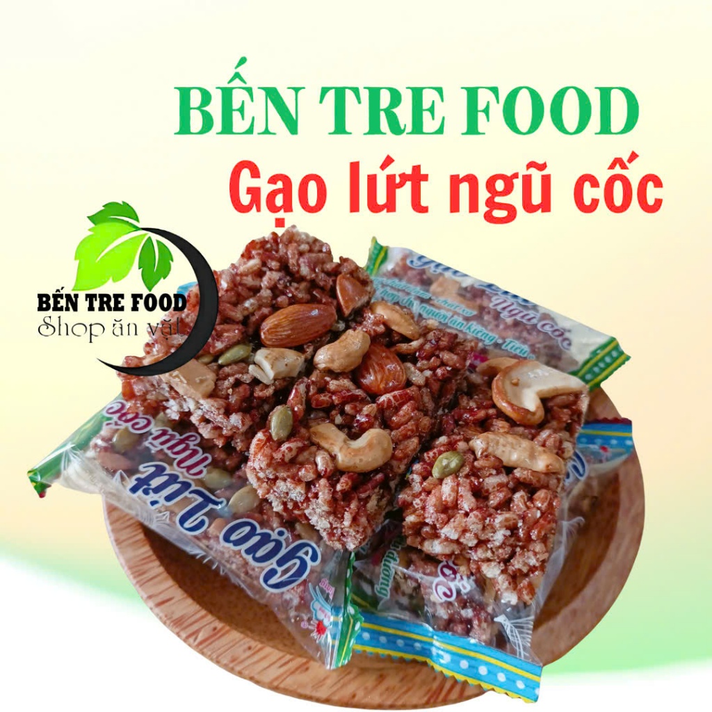 Thanh Gạo Lứt mix hạt chà bông ăn kiêng tốt cho sức khỏe