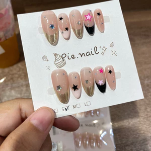 414. nailbox thạch nude fen, sticker sao
