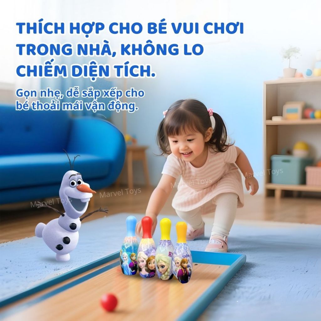 Đồ Chơi Bowling Cho Bé Mesuca Marvel Disney Bộ Bowling Mini Vận Động Trong Nhà Cho Bé 3 Tuổi+