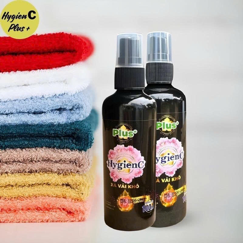 Combo 2 Nước xả vải khô Hygiene Sacom Plus+ dung tích 100ml dạng chai xịt