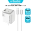 Bộ Sạc Nhanh 20W Basefast Type C -LN Cho 8-14PRM, Củ GaN3 1 Cổng Kèm Dây Cáp Dù 1M