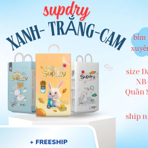 Tã bỉm SUPDRY cao cấp quần dán size S72 M64 L58 M55 L52 XL46 XXL42 XXXL40