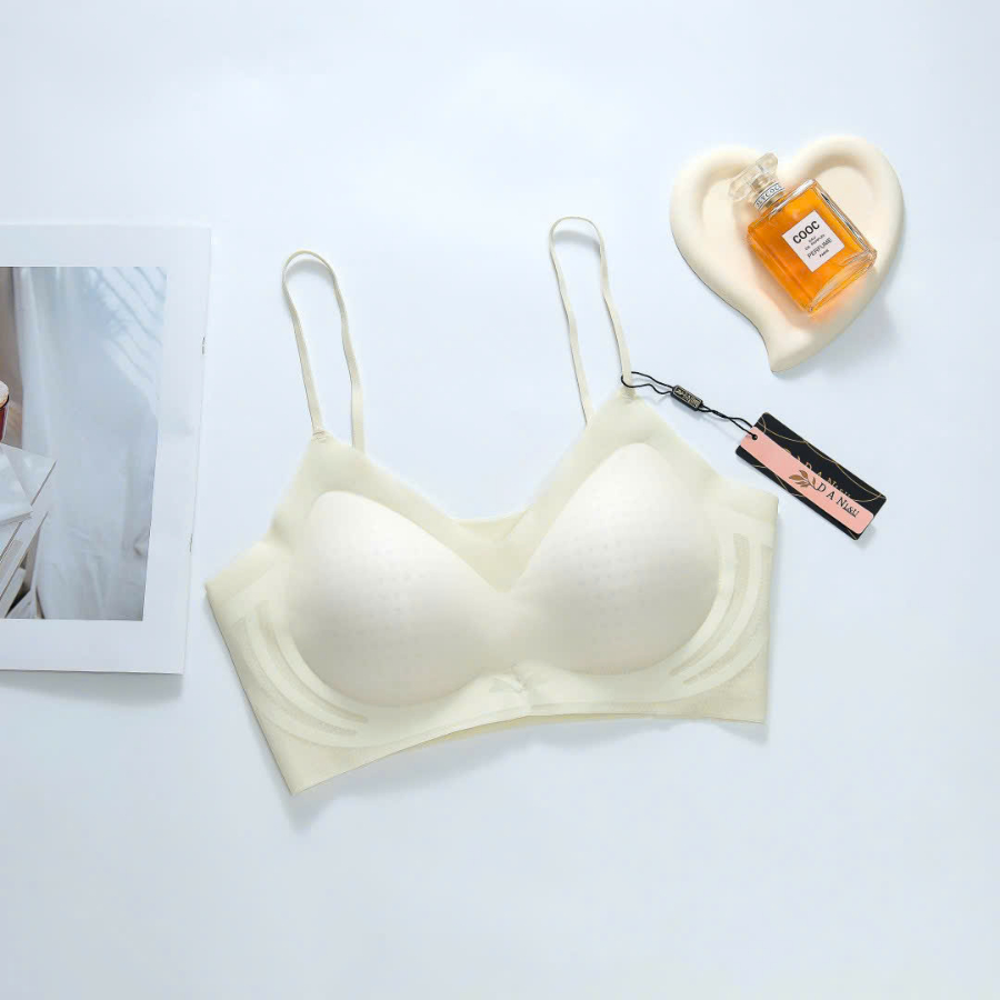 Áo Lót Nữ Su Lụa Mỏng Nhẹ Không Gọng Không Lộ Viền Thoáng Mát DORIS 3030