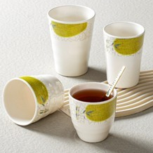 Cốc Uống Trà Phíp ( Melamine A5 ) Hoa Văn Hình Lá Tre Dùng Cho Nhà Hàng Khách Sạn  5208