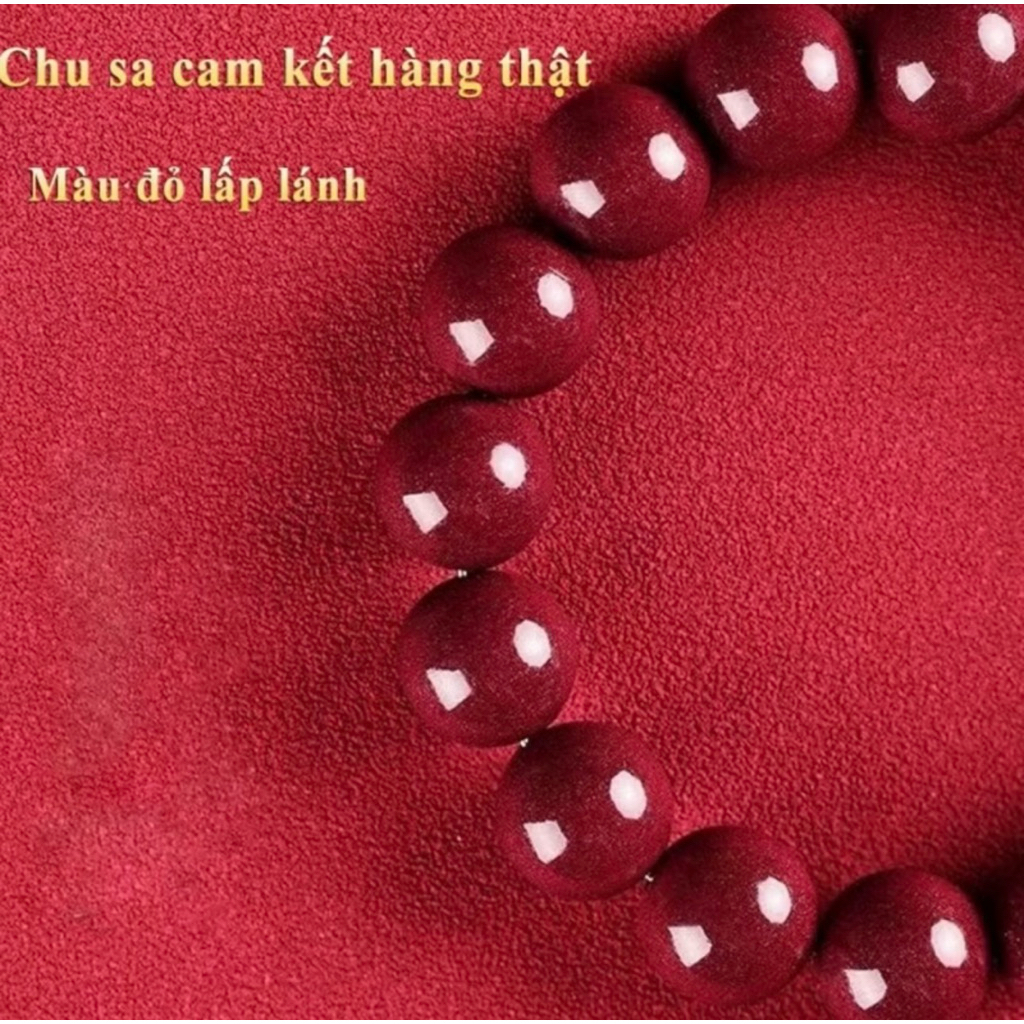 [Tặng Túi Lộc] Vòng Tay Chu Sa Ngũ Lộ Thần Tài - Chiêu Tài May Mắn