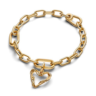 Charm Pandora ME Mạ Vàng 14K Trái Tim Trói Buộc