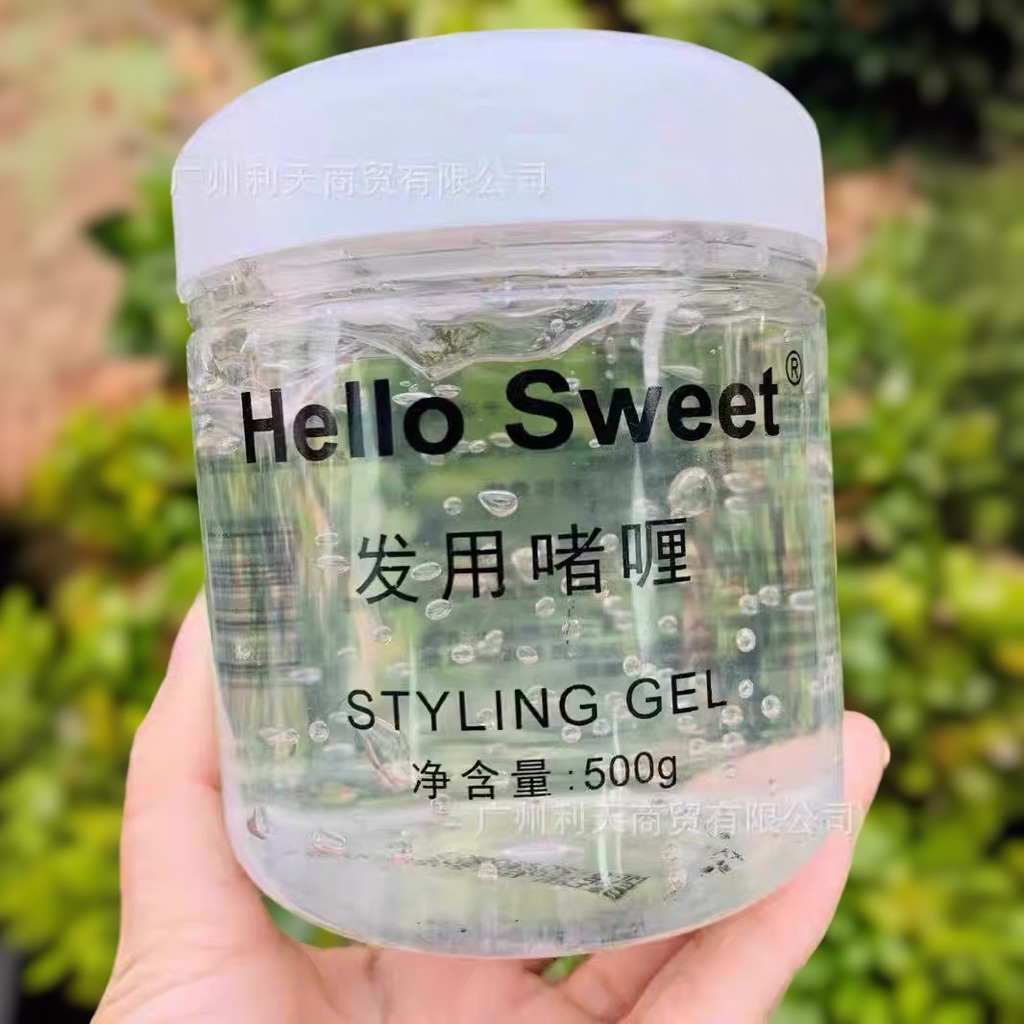 ✨ Gel Tạo Kiểu Tóc Hello Sweet 500g ✨ Giữ Nếp – Tạo Sóng – Không Bết Dính
