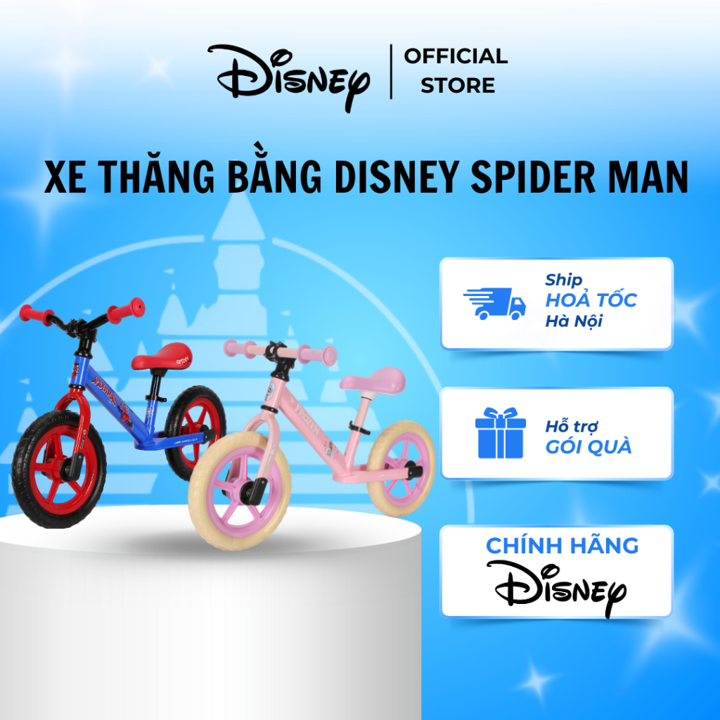 Xe Thăng Bằng Cho Bé Trai Bé Gái Disney Marvel - Nhẹ, Bền, Chắc, An Toàn Cho Trẻ Em