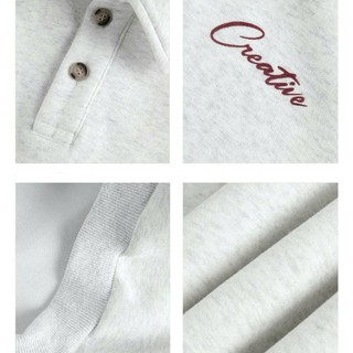Áo Sweater Polo Form Rộng Unisex Vải Nỉ 2 Da Cổ Bẻ Thời Trang Nhiều Màu S08