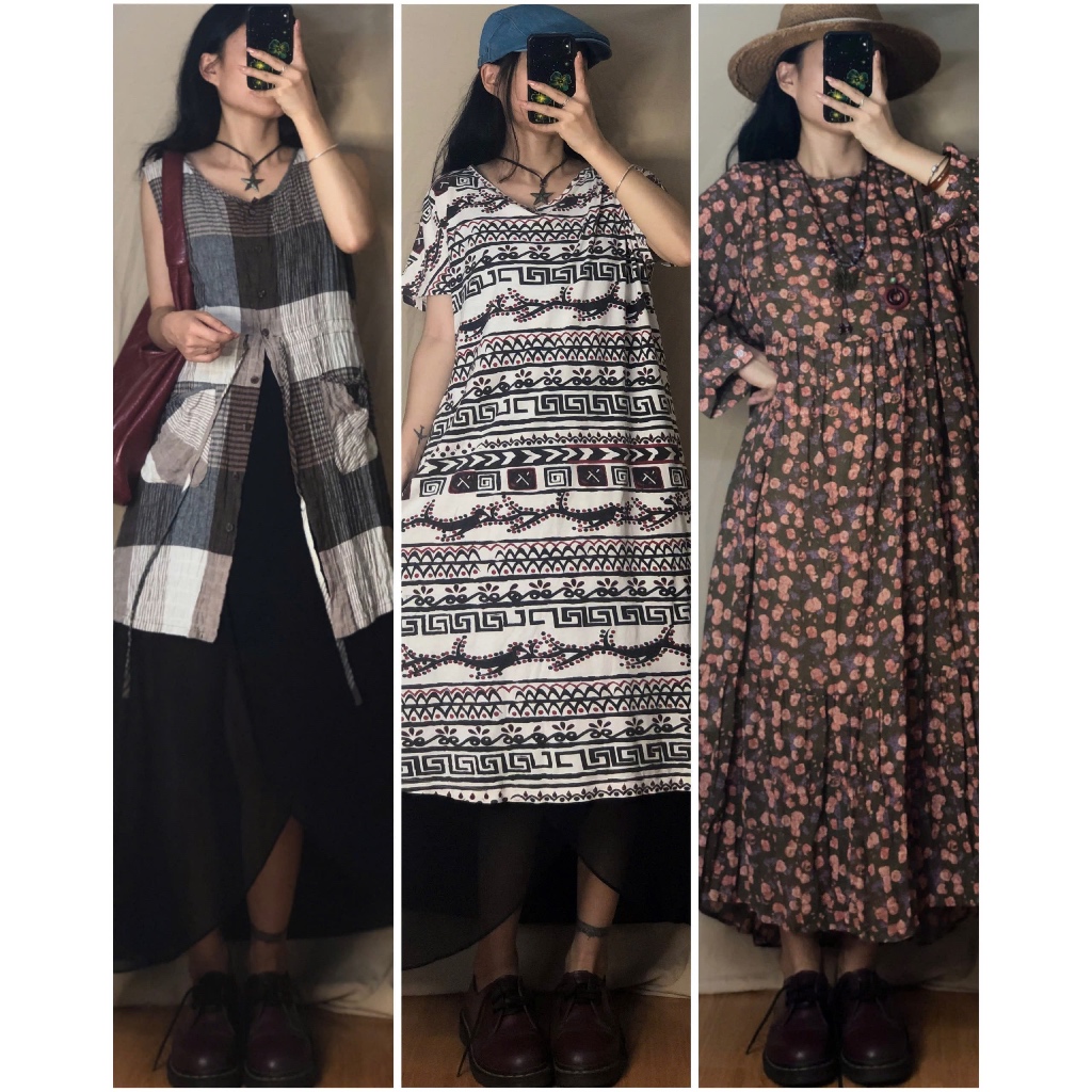 Set đầm váy vintage mix sẵn, demo ảnh bìa [ig: april6_clothing]