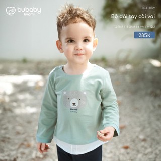 Bubaby BCT110109 Bộ dài tay cài vai   🔅 T9.1