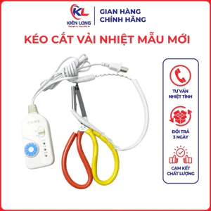 Kéo Cắt Vải Nhiệt Độ Cao – Chống Tưa Vải, Có Điều Chỉnh Nhiệt