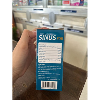 Viên uống Sinus For hỗ trợ giảm triệu chứng đau xoang, đau xoang vùng tráng, viêm mũi dị ứng