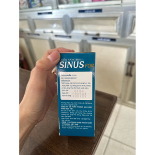 Viên uống Sinus For hỗ trợ giảm triệu chứng đau xoang, đau xoang vùng tráng, viêm mũi dị ứng