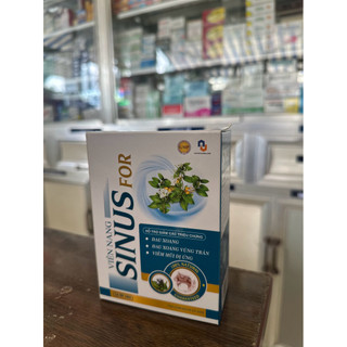 Viên uống Sinus For hỗ trợ giảm triệu chứng đau xoang, đau xoang vùng tráng, viêm mũi dị ứng