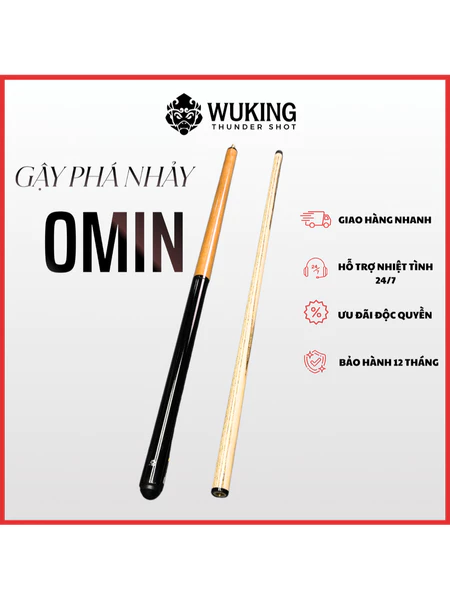 Gậy Bida Phá Nhảy Omin – Original, Sức Mạnh Chính Hãng, Đẳng Cấp Người Chơi