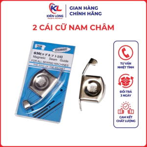 Cữ Nam Châm Định Hướng Đường May Cao Cấp – G30 Cữ To Vỏ Xanh, G20 Cữ Tiểu Vỏ Vàng (2 Cái)