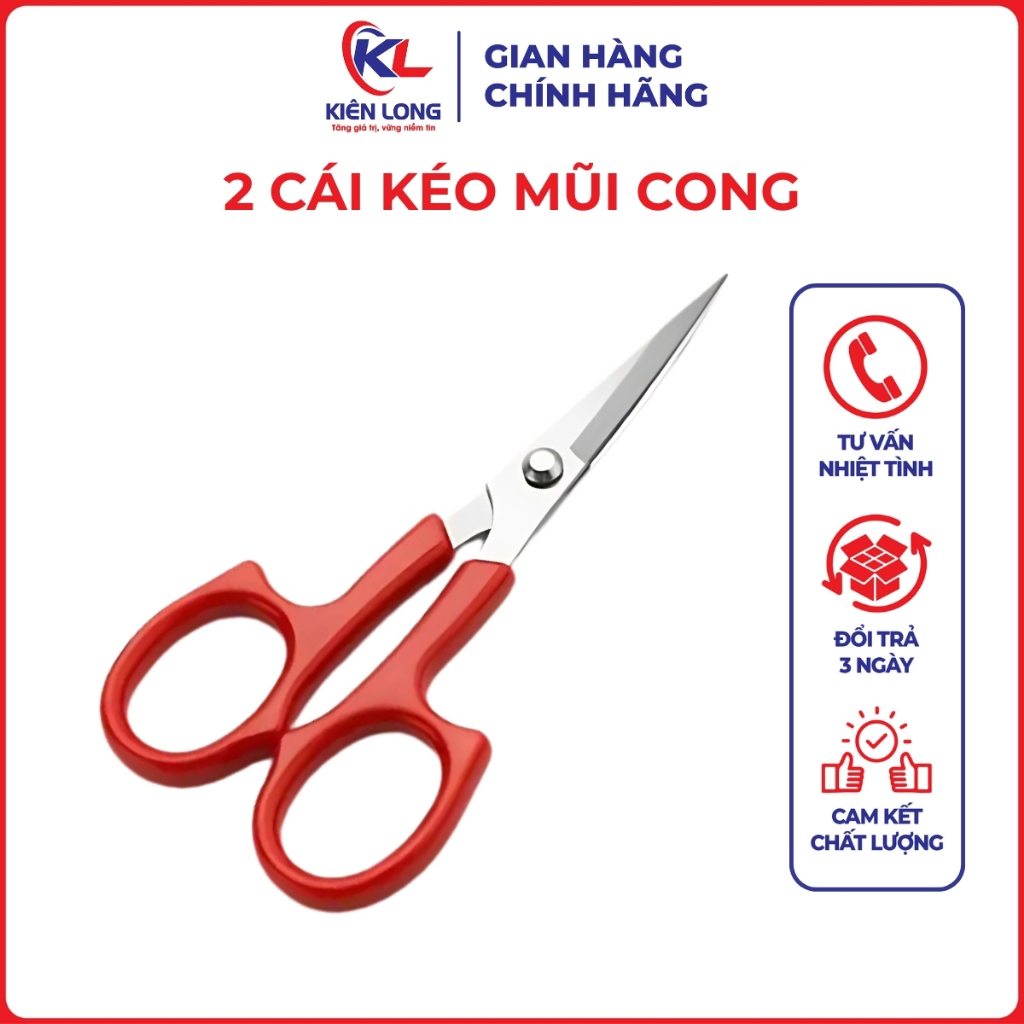 Kéo Mũi Cong Hiệu Pin 1553 – Kéo Cắt Đa Năng Sắc Bén Cho Thợ May