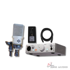 Combo live stream micro Rohiauder RH 202 + soundcard Minifuse 1