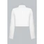 Áo Sơ Mi Croptop Phối Cổ Và Măng Séc 2S29.2508K (Không Cà Vạt). Áo Sơ Mi Croptop, Áo Sơ Mi Nữ Slim-Fit Học Đường JM