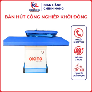 Bàn Hút Công Nghiệp Okito – Bàn Hút Ủi Quần Áo Siêu Bền, Kích Thước 80x120cm / 80x150cm, Công Suất 800W