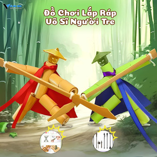Đồ Chơi Võ Sĩ Song Đấu PK Bằng Gỗ Nhân Vật Bamboo Man Đồ Chơi Đối Kháng Kích Tính Hấp Dẫn Vui Nhộn Cho Bé Trai Và Bé Gái