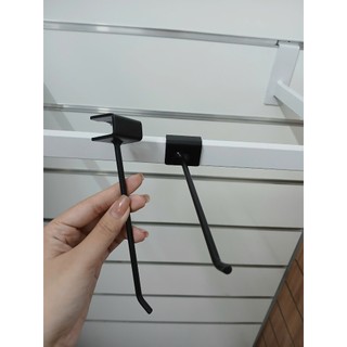 [CÀI CÂY SẮT 13X26MM] Móc đơn treo phụ kiện cài cây sắt 13x26mm loại 15cm,20cm màu đen