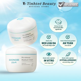 Kem Dưỡng Ẩm Goongbe Pri-mmune Moisture Cream Cho Bé Sơ Sinh An Toàn Cho Làn Da Nhạy Cảm 30/100/180/350ml