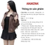 Áo Khoác Da Croptop Bomber Hamina Bo Chun Gấu Khóa Kéo Thời Trang Dễ Mix Đồ , Áo Da Nữ Biker Dáng Ngắn Hàn Quốc 483