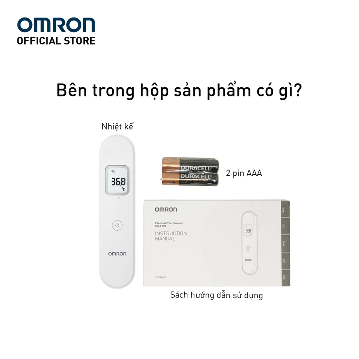 Nhiệt Kế Điện Tử Đo Trán OMRON MC-F300 Chính Hãng – Đo Nhanh 1 Giây, Không Tiếp Xúc, Chính Xác Cao, B – 2