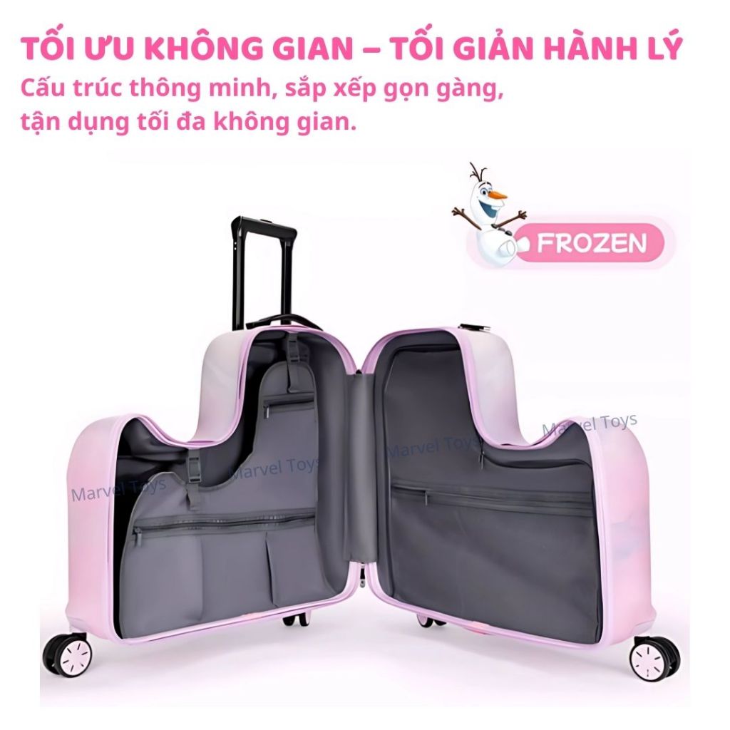 Vali Ngồi Cho Bé 24 Inch Disney Marvel Spider Man Avengers Chính Hãng Mesuca Du Lịch