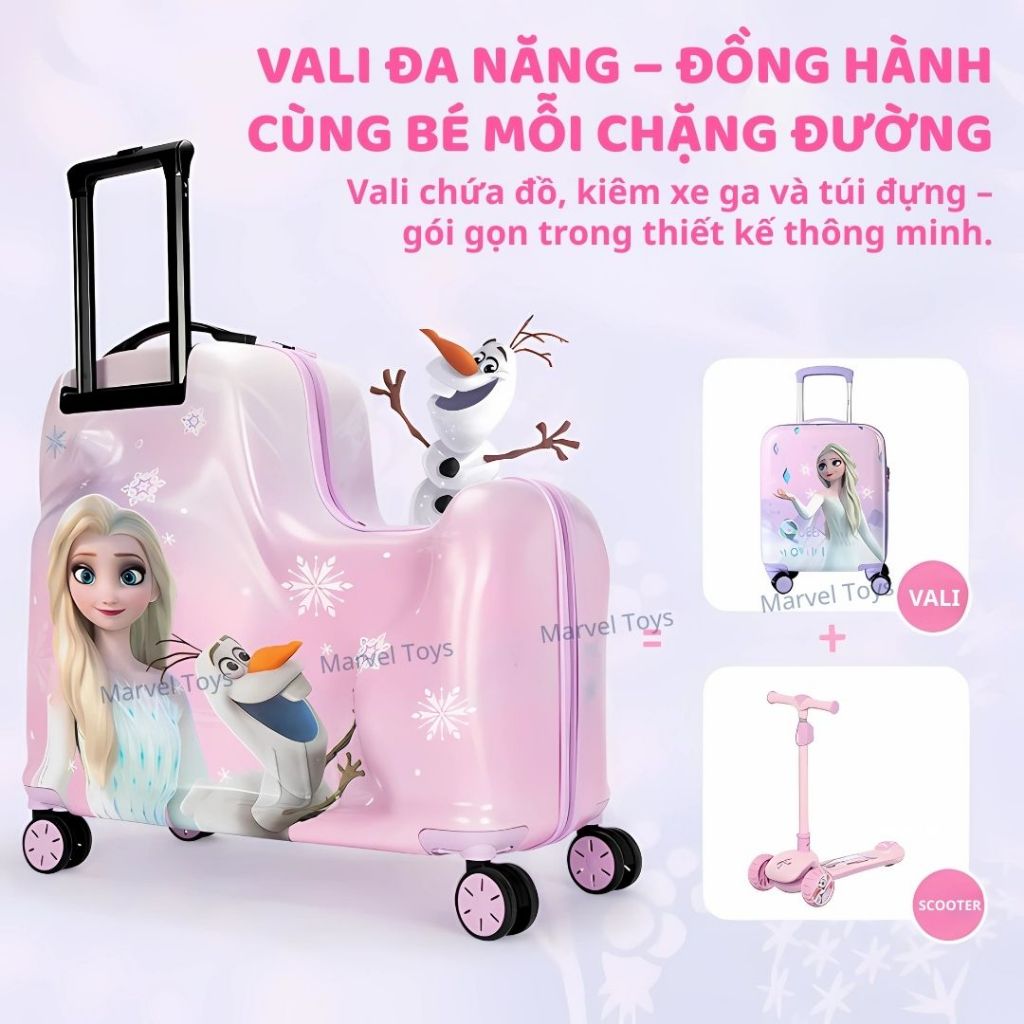 Vali Ngồi Cho Bé 24 Inch Disney Marvel Spider Man Avengers Chính Hãng Mesuca Du Lịch