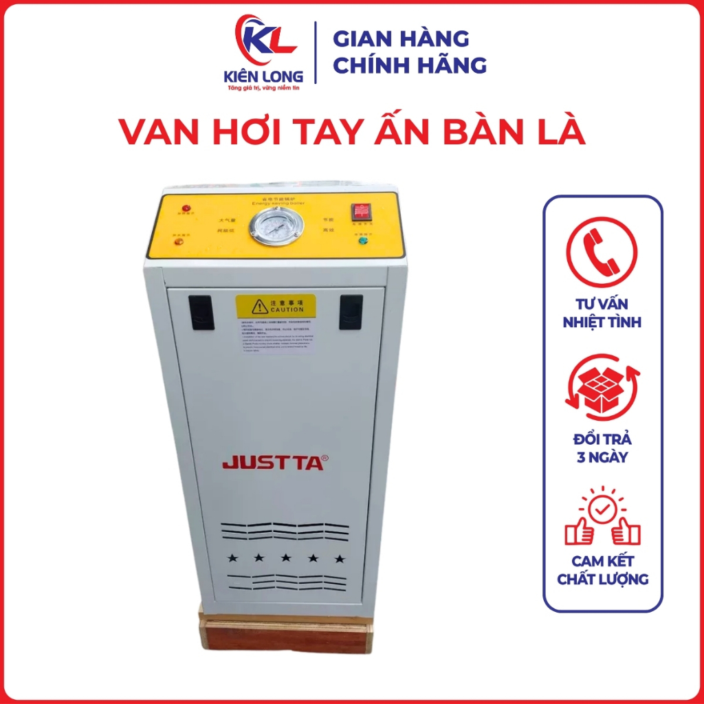 Bộ Nồi Hơi Kèm 2 Bàn Là Justta Chính Hãng – Phụ Kiện Ngành May Công Nghiệp