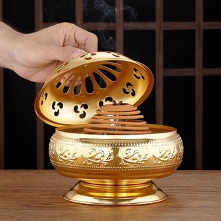 Lư xông Trầm Nhang Vòng Trầm Chuyên Dùng - Đế Cắm Nhang Vòng 12h 24h