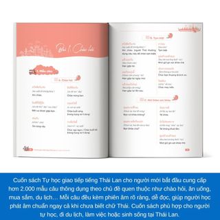 Sách - Combo Tự học tiếng Thái cho người mới bắt đầu