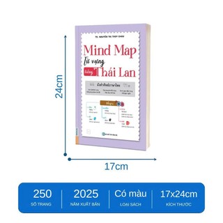 Sách - Mind map Từ Vựng Tiếng Thái Lan - Dành cho người bắt đầu
