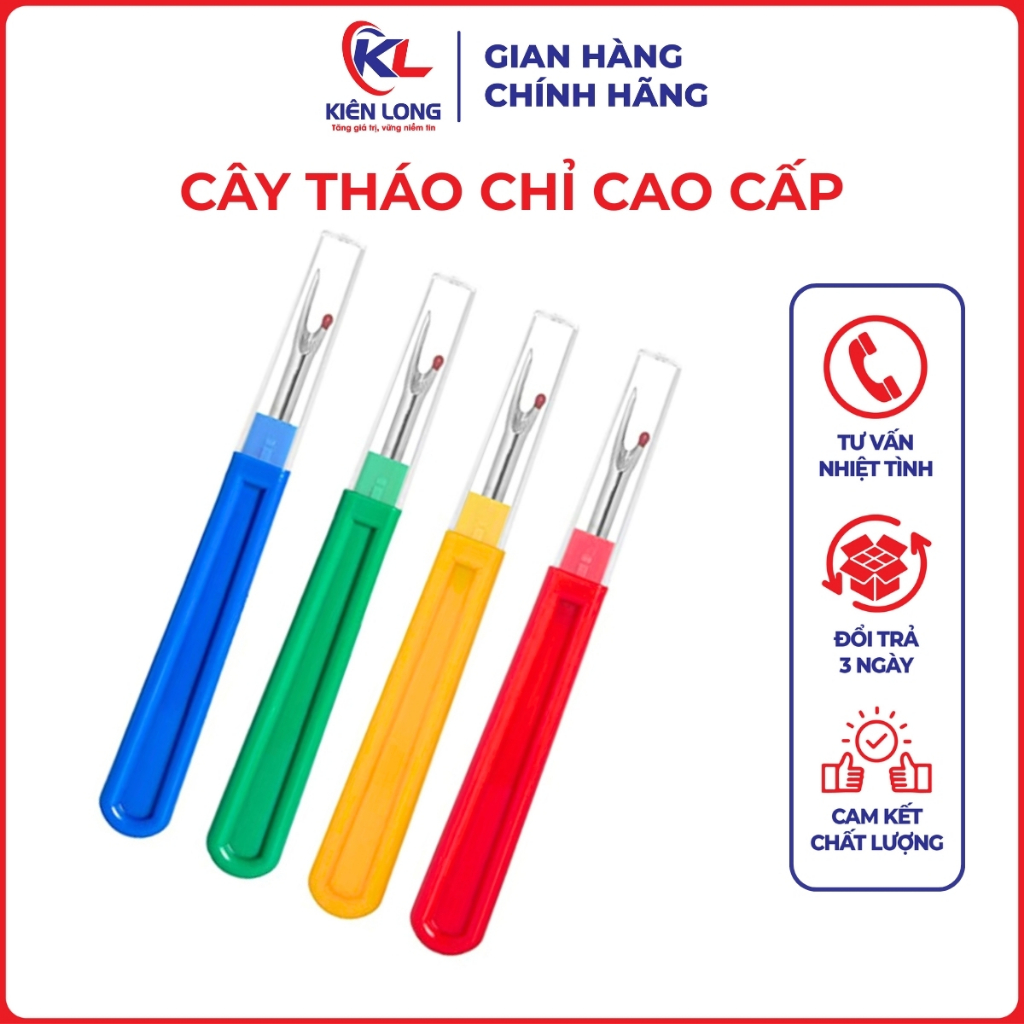 Cây Tháo Chỉ Rạch Khuyết 13cm Cao Cấp – Loại To Cán Nhựa(combo 2,5 cái)