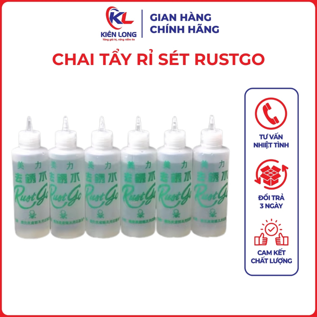 02 Chai Tẩy Rỉ Sét Rustgo Siêu Mạnh Trên Quần Áo