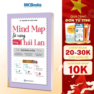 Sách - Mind map Từ Vựng Tiếng Thái Lan - Dành cho người bắt đầu
