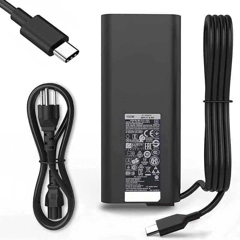 Sạc Laptop Dell 65w/90w/130W Type C Tặng kèm dây nguồn bảo hành 12 tháng