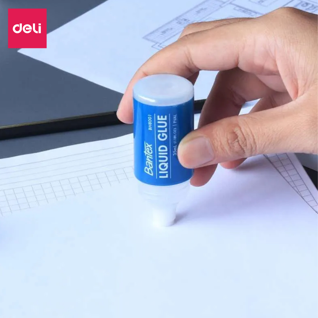 Hồ Nước Deli 35ml Keo Dán Giấy Siêu Dính Nhỏ Gọn Tiện Lợi Trang Trí Thủ Công Đồ Dùng Văn Phòng Phẩm